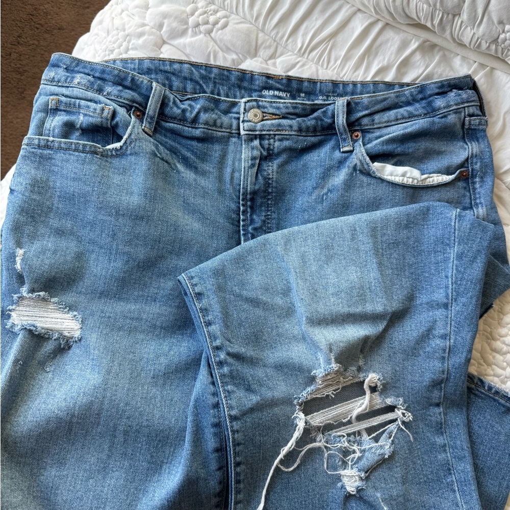 Old Navy Women's OG Loose Ripped Jeans (Petite!)